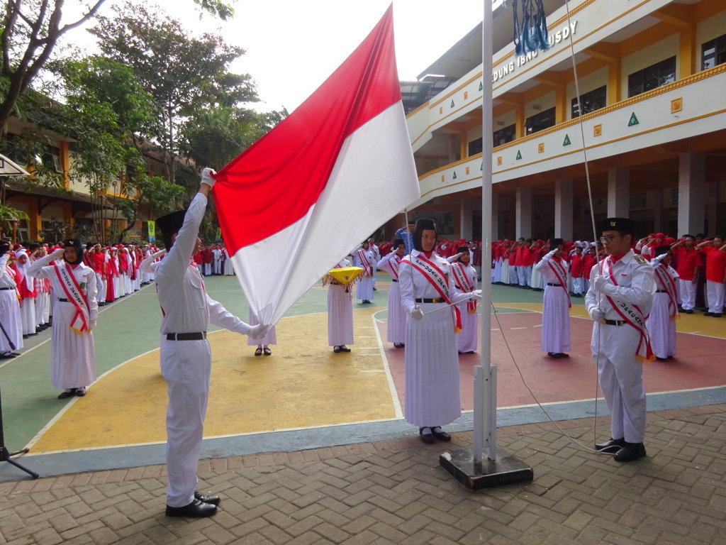 Nuansa Merah Putih, Upacara Peringatan Hari Kemerdekaan di MTsN 1 Kota Malang