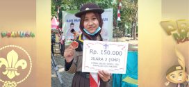 Siswi MTsN 1 Kota Malang Raih Juara 2 Lomba Kreasi Simpul 2021