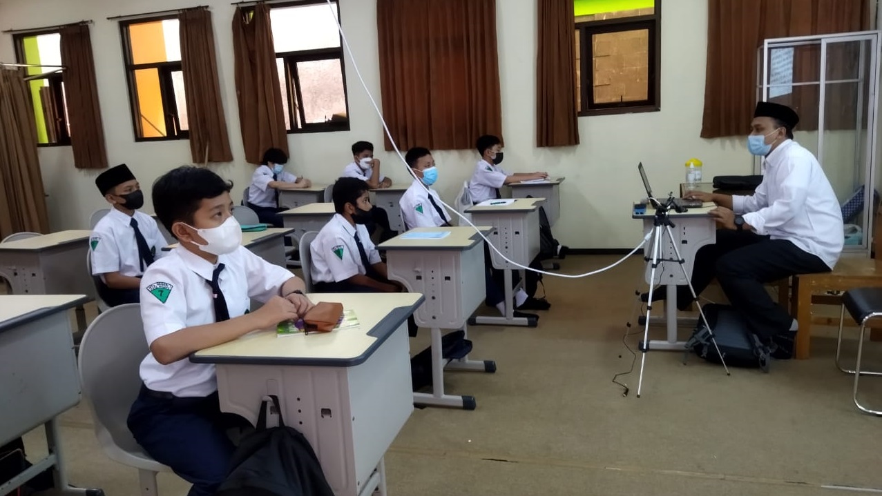 PTMT, MTsN 1 Kota Malang Terapkan Blended Learning