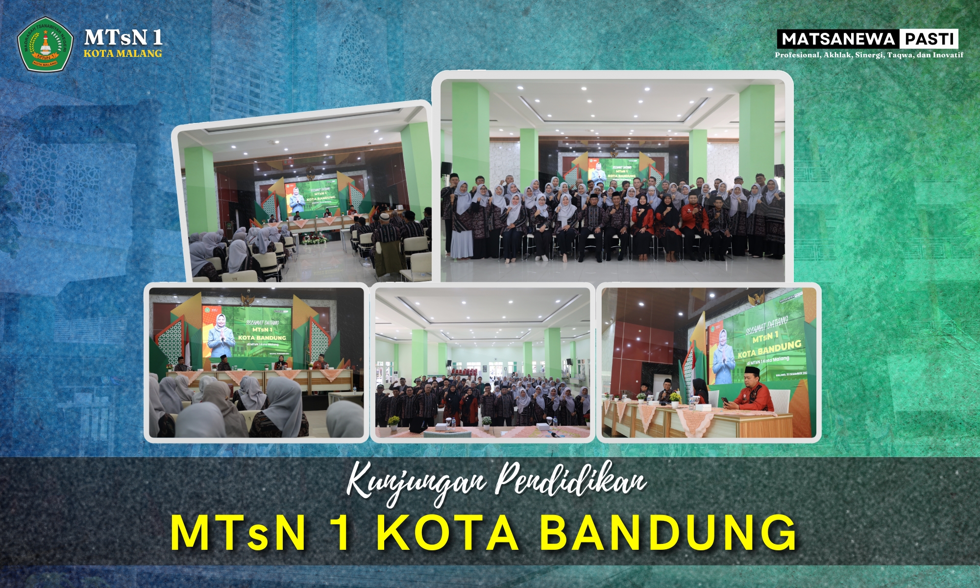 Rombongan MTsN 1 Kota Bandung Antusias Ikuti Kegiatan Kunjungan Pendidikan di MTsN 1 Kota Malang