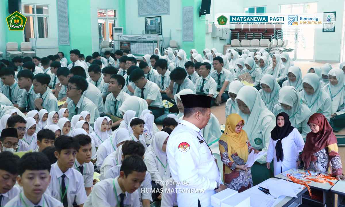 Sinergi Spiritual dan Intelektual: Murid Kelas IX MTsN 1 kota Malang Tempuh Tes Kemampuan Akademik (TKA)
