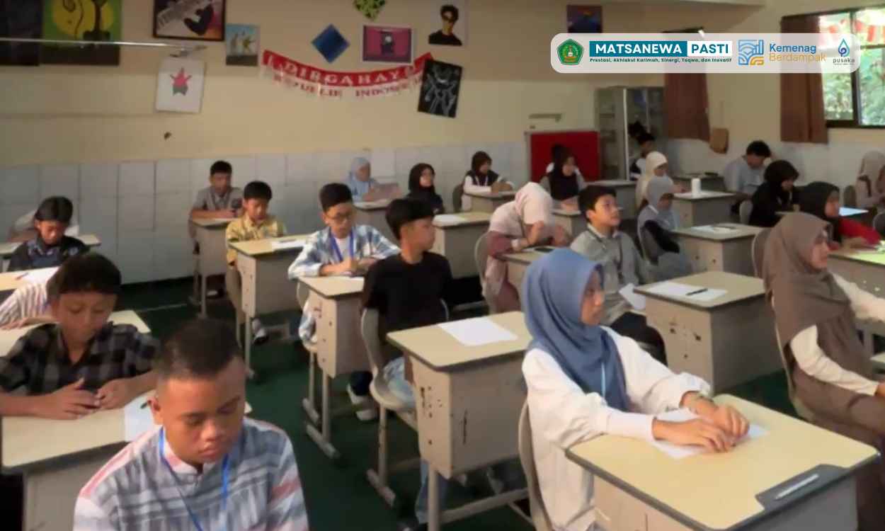 Gali Potensi dan Karakter, Tes Psikologi Hari Kedua PMBM MTsN 1 Kota Malang Berlangsung Khidmat