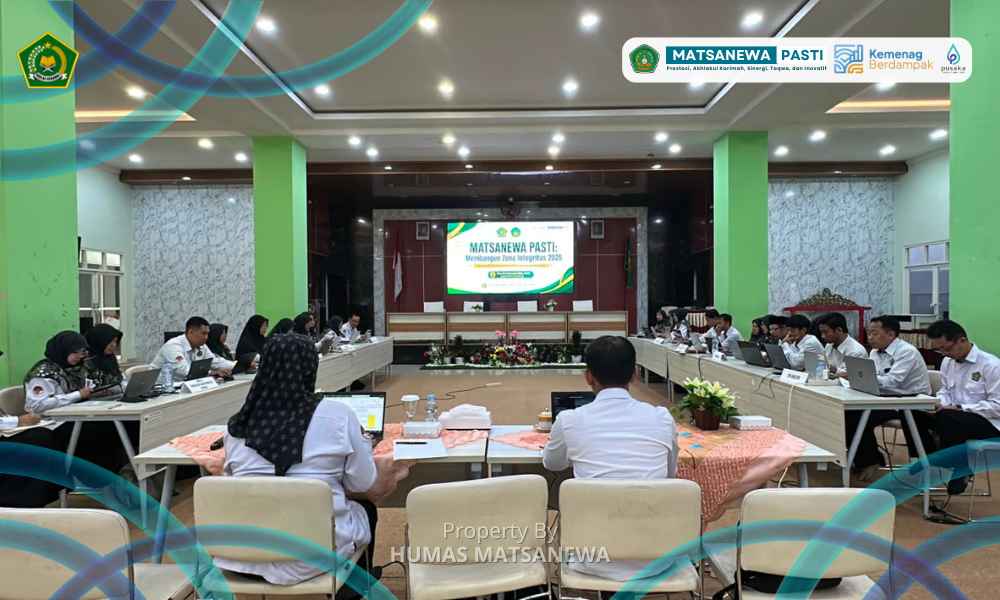 Perkuat Komitmen Integritas, MTsN 1 Kota Malang Gelar Pendampingan dan Simulasi Desk Evaluasi ZI Menuju WBK