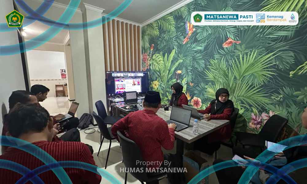 Menuju Predikat Wilayah Bebas dari Korupsi, Tim Inti ZI MTsN 1 Kota Malang Ikuti Simulasi Wawancara Penilaian Nasional