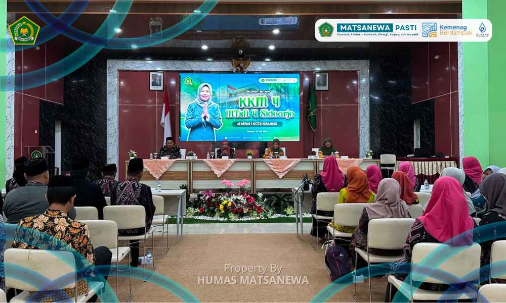 Sambut Rombongan KKM MTsN 4 Sidoarjo, MTsN 1 Kota Malang Berbagi Praktik Baik Manajemen Kelembagaan