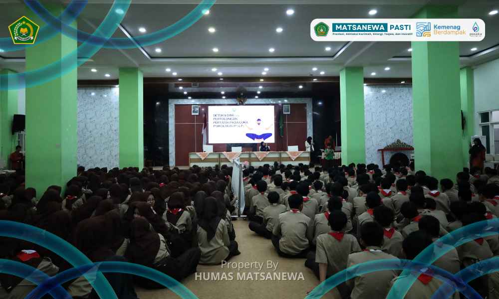 Peduli Kesehatan Mental Remaja, MTsN 1 Kota Malang Gelar Sosialisasi Deteksi Dini dan Pertolongan Pertama Luka Psikologis