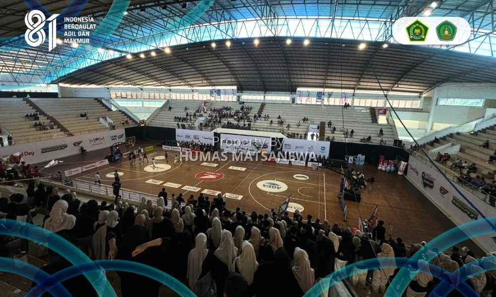 Laga Sengit Junior DBL, Tim Basket MTsN 1 Kota Malang Segel Kemenangan Manis 27-23