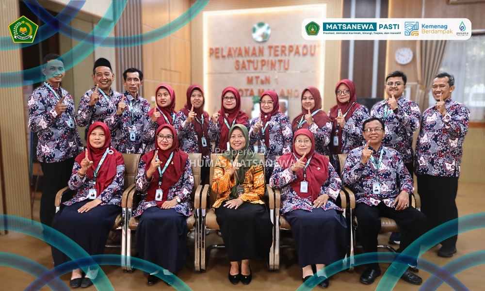 Perkuat Sinergi Antarmadrasah, MTsN 1 Kota Malang Sambut Studi Tiru ZI WBK dari MTsN Kota Madiun