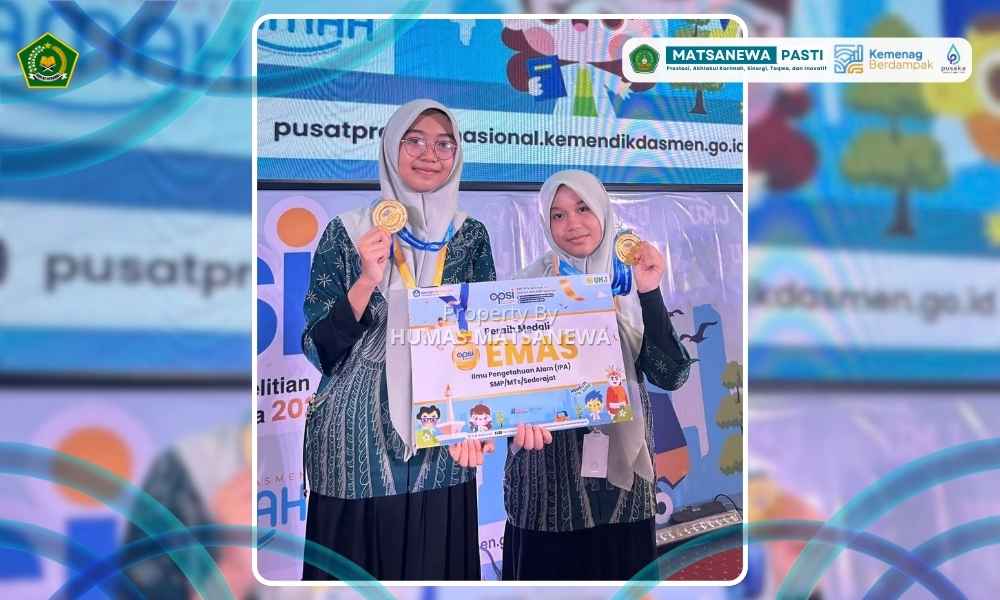 Inovasi Biomaterial dari Cangkang Kerang Hijau, Tim Riset MTsN 1 Kota Malang Sabet Medali Emas OPSI 2026
