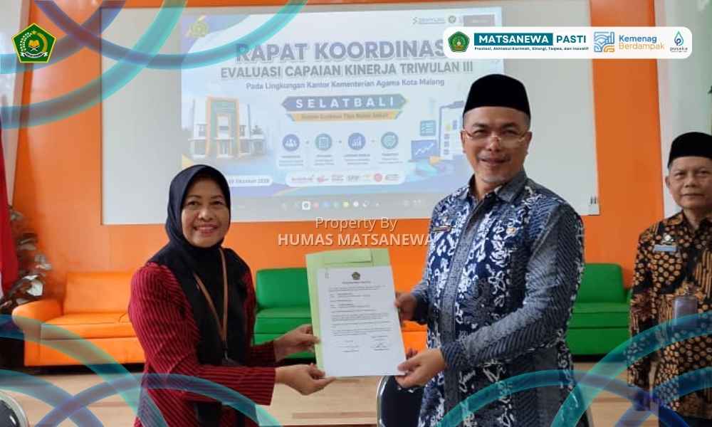 Optimalkan Tata Kelola Madrasah, MTsN 1 Kota Malang Paparkan Capaian Kinerja di Agenda “SELAT BALI”