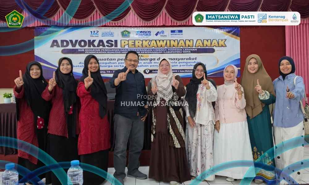 Sinergi Cegah Perkawinan Anak: Komite dan Perwakilan BK MTsN 1 Kota Malang Hadiri Kegiatan Advokasi Dinsos P3AP2KB