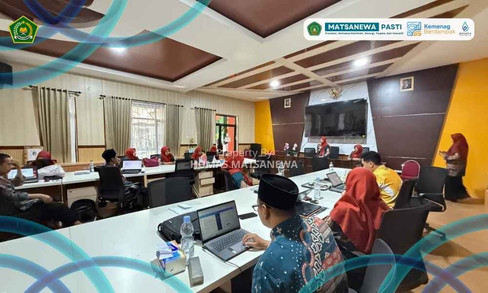 Komitmen Wujudkan Birokrasi Bersih, Tim ZI MTsN 1 Kota Malang Gelar Rapat Penyelesaian Evident LKE 2026