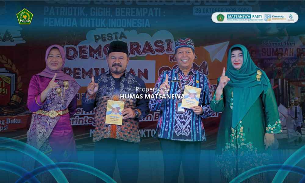 Matsanewa Luncurkan Buku Antikorupsi Karya 40 Murid, Warnai Puncak Bulan Bahasa dan Pesta Demokrasi OSIM
